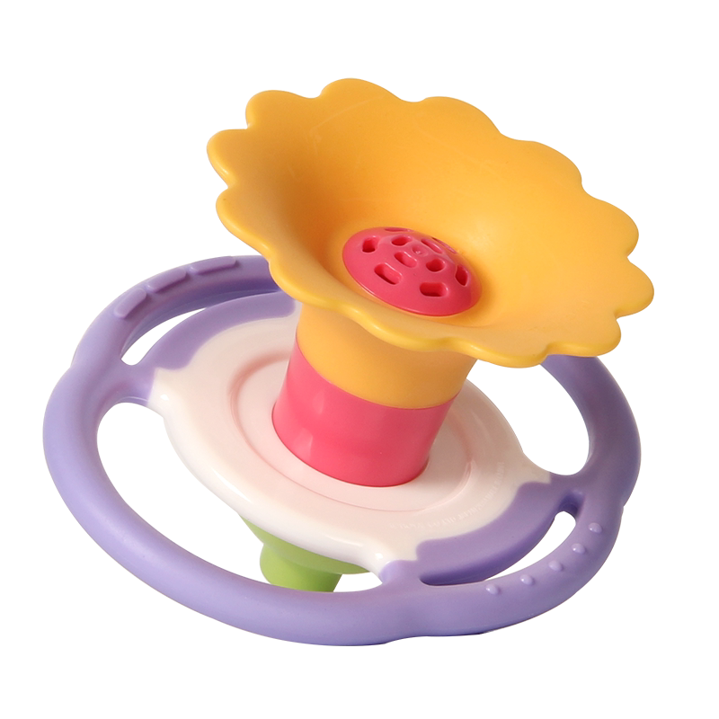 Toyroyal皇室玩具婴儿手摇铃宝宝新生儿软胶牙胶手抓可啃咬磨牙棒