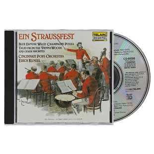 施特劳斯家族圆舞曲 红衫仔1 原版进口CD HIFI发烧古典音乐高音质