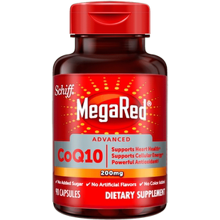 MegaRed脉拓美国高含量辅酶q10软胶囊成人中老年熬夜护心脏1瓶