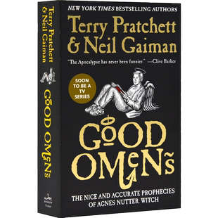 现货 好兆头 英文原版 Good Omens 尼尔盖曼 Neil Gaiman Terry Pratchett著 卷福 Michael Sheen 同名电视剧原著小说