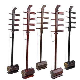 高音四胡蒙古四胡乐器红木黑檀紫檀高音四胡云头盘龙专业演奏四胡