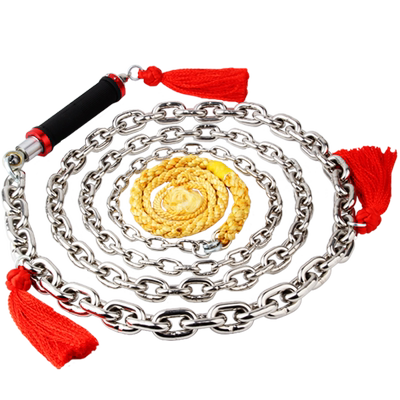 新款健身大全初学不锈钢刻字鞭子