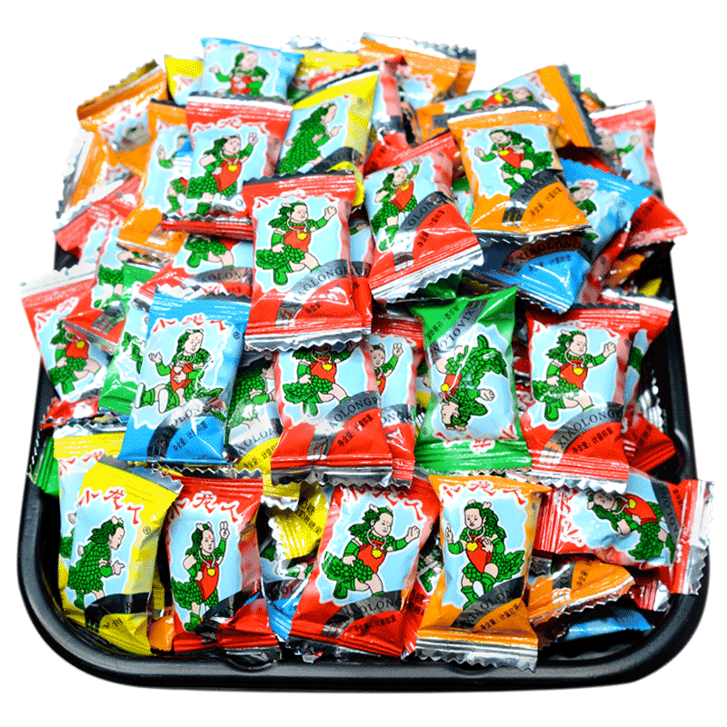 小龙人方块奶糖混合散称批发糖果零食结婚喜糖薄荷糖草莓糖