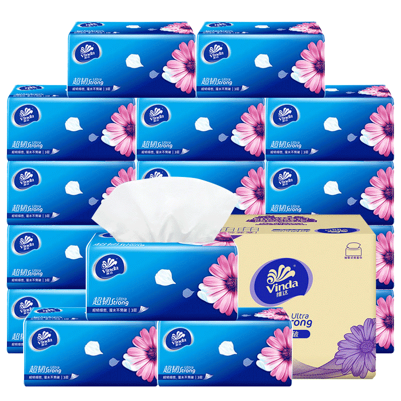 维达24包3层s码实惠装促销抽纸