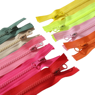 5号树脂拉链单开30CM-80CM儿童羽绒衣服上衣校服外套开尾拉锁配件