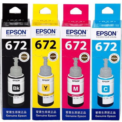 官方正品丨爱普生672原装墨水