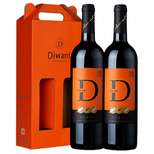 袋王(Diwant)高岸西拉子 澳大利亚原瓶进口红酒 750ml整箱红酒