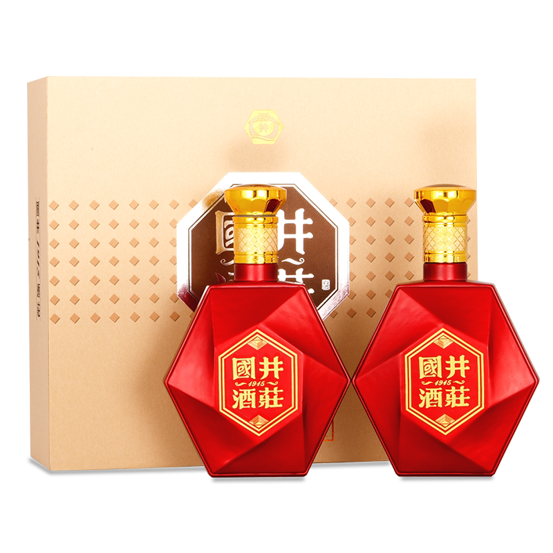 国井500ml2瓶礼盒装粮食酒福利