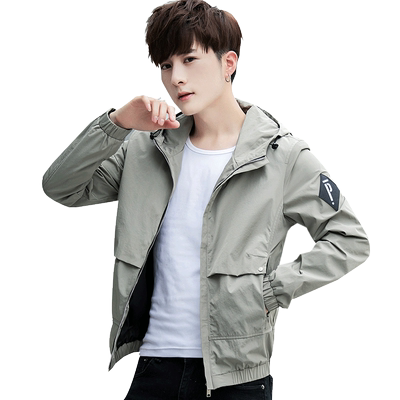 秋冬季外套男土韩版潮流休闲百搭帅气学生男款潮牌夹克春秋衣褂子