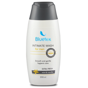 德国Bluetex进口男士私处护理液清洗液私部私密沐浴露男性洗护液