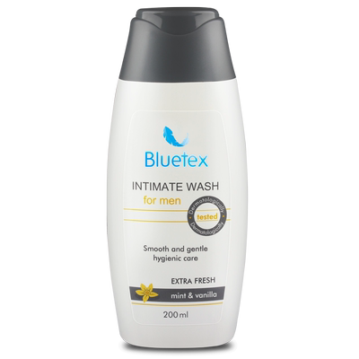 德国Bluetex进口男士私处护理液清洗液私部私密沐浴露男性洗护液