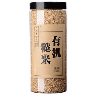 食在有方 糙米850g有机杂粮五谷有机糙米新米糙米膳食纤维饭