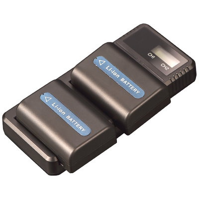 F707相机电池双充充电器