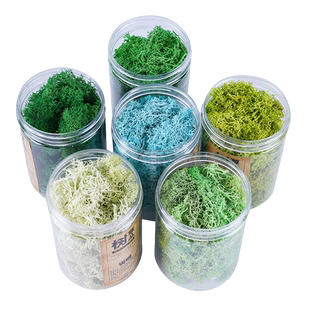 建筑模型材料手账diy手工微景观草粉制作灌木树粉微缩造景草丛