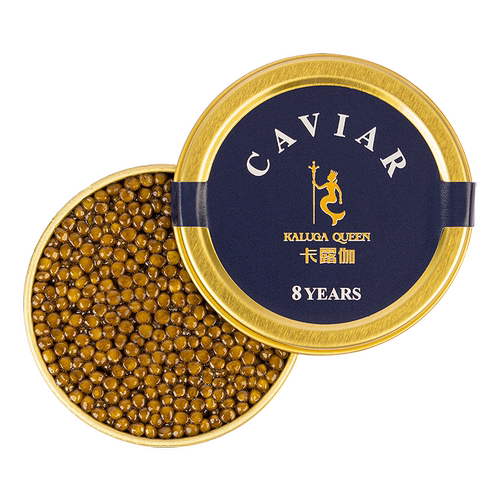 卡露伽珍品级8年鲟鱼子酱10g即食千岛湖鱼籽酱caviar施氏鲟鱼子酱