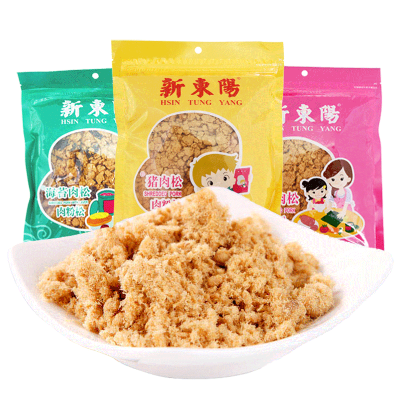 新东阳猪肉松儿童海苔寿司面包
