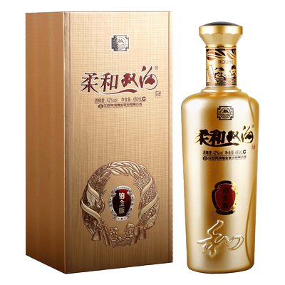 柔和双沟480ml*4瓶装浓香型白酒
