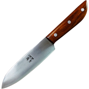 铁匠世家 菜刀手工锻打不锈钢水果刀家用小切刀瓜果削皮厨房刀具