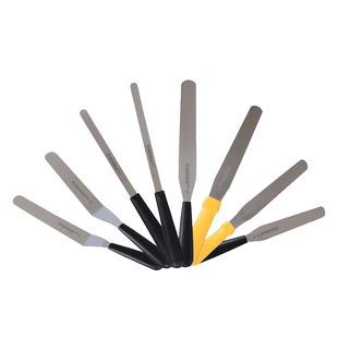 三能抹刀 不锈钢蛋糕脱模刀刮奶油裱花刮刀抹平刀烘焙工具8/10寸