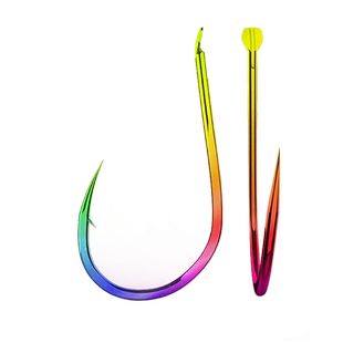 江垂炫彩千又鱼钩歪嘴有倒刺钓钩正品日本进口筏钓海钓矶钓黑鲷钩