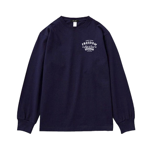 原创设计Freedom宽松棉圆领嘻哈街舞街头滑板bboy长袖重磅学生男