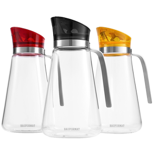 德国博夫曼玻璃油壶防漏厨房油瓶欧式酱油瓶醋调料家用装油罐醋壶