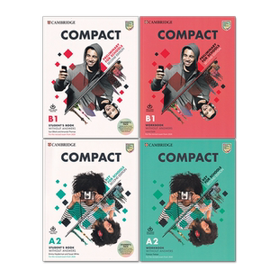 compact剑桥大学出版社第二版A2/B1学生书+练习册（含在线学习账号） 2020年青少年备考教材KET/PET考试专用英文教材原版进口现货