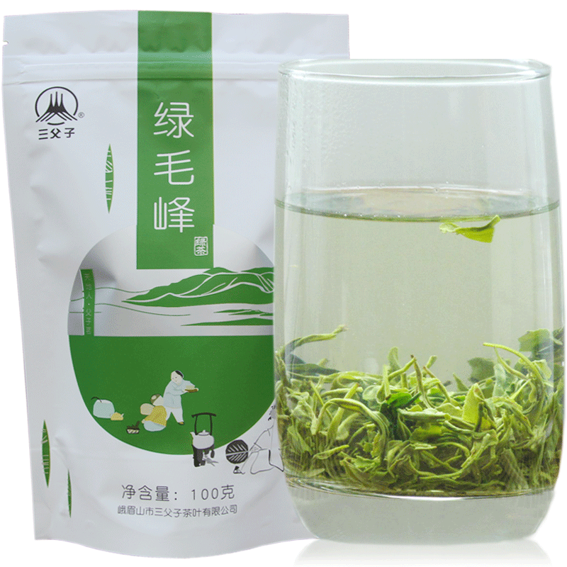 2026年新茶三父子四川峨眉山茶叶明前特级绿毛峰绿茶春茶100g