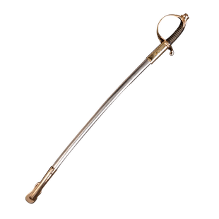 警察士兵部队指挥剑不锈钢97cm仪式剑西洋欧式装饰刀剑金属未开刃