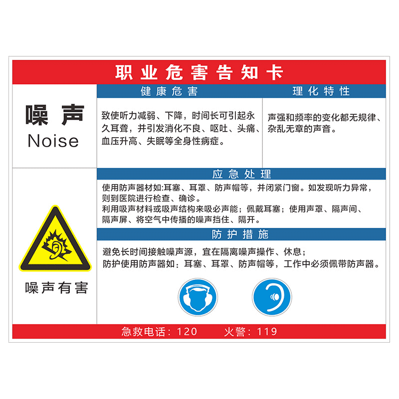 油漆标志牌危害告知卡