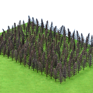 建筑沙盘diy手工制作模型材料 场景微景观树模型小树干成品树套装