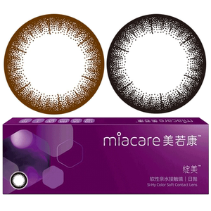 美若康绽美硅水凝胶美瞳日抛10片高度数透氧隐形近视眼正品TF