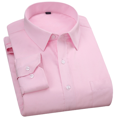 加绒加厚男青年结婚伴郎长袖衬衫