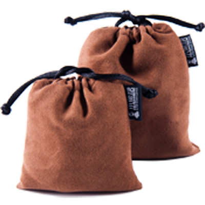 麂皮绒收纳袋布袋子迷你便携旅行