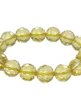 臻唯128宝石刻面天然天然黄水晶