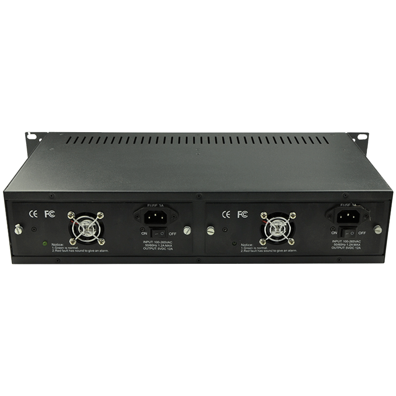 HHX14槽16槽NetLink專用單雙電源光纖收發(fā)器機(jī)架外置收發(fā)器插卡式專用機(jī)箱機(jī)架電源TpLink機(jī)架