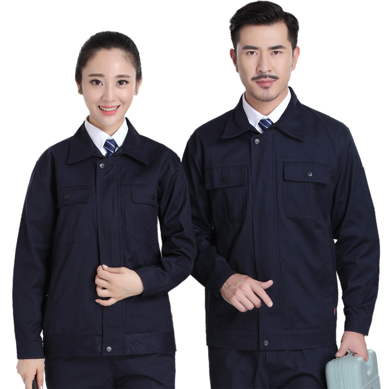 電焊工作服套裝男士防燙阻燃純棉春秋長袖勞保服耐磨工廠車間定制