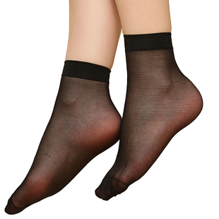 24双永春短丝袜 女士轻薄透明包芯丝短袜子 女袜隐形短袜 防脱丝