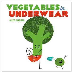 【现货】Vegetables in Underwear 穿短裤的蔬菜 英文原版 儿童绘本 纸板童书适合3-6岁