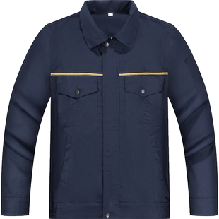 夏季薄款长袖建筑工地工作服套装男士工厂车间工人耐磨劳保服定制