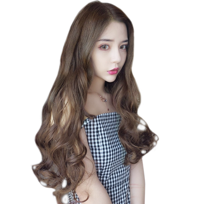 假发女长卷发大波浪接一片式无痕