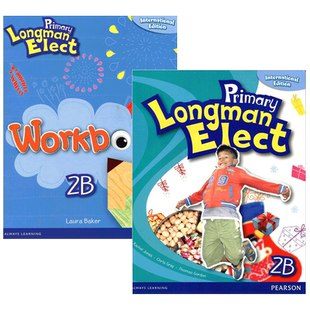 Pearson Primary Longman Elect 2B 英文原版 培生香港朗文小学英语教材2b全套 学生用书+练习册2本 英文版进口英语书籍