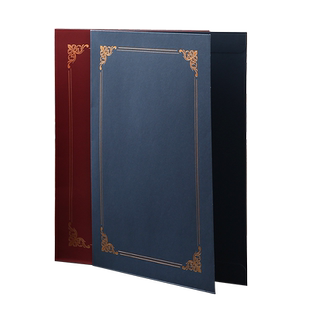 布谷鸟欧式A4奖状证书封皮定制 优秀员工聘书授权书烫金创意封套 荣誉证书保护套录取通知书培训结业外壳定做