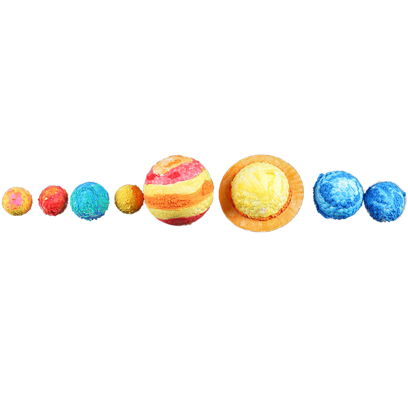 diy八大行星天文宇宙发泡模型