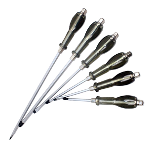 通心敲击改锥子十字一字起超硬工业级磁性大号加长加粗穿心螺丝刀