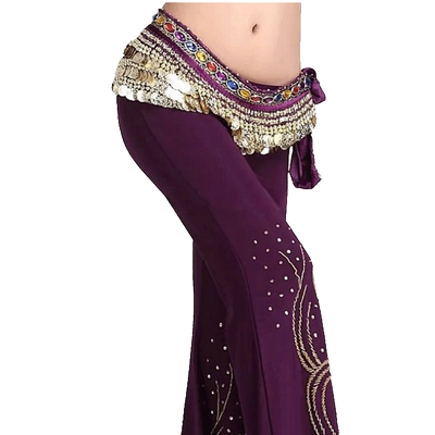 飞魅新款加重金币钻石肚皮舞腰链