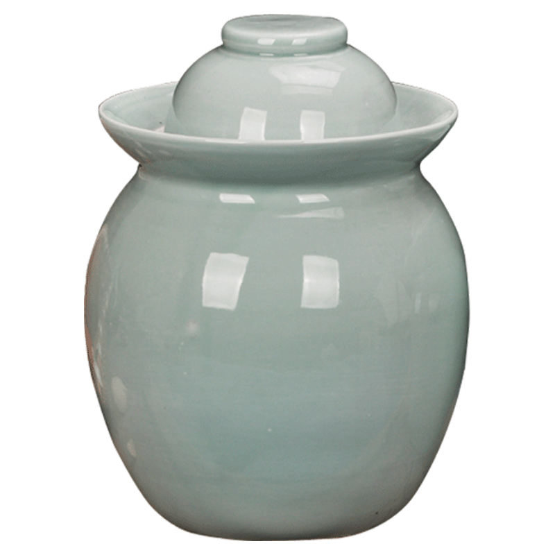 腌菜壇子家用  四川酸菜咸菜罐大號密封罐景德鎮(zhèn)陶瓷泡菜壇加厚