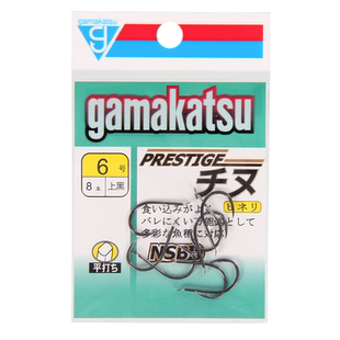 伽玛卡兹雷霆千又鱼钩上黑钓鱼钩有刺歪嘴钩正品gamakstu