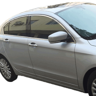 专用于08-18款大众新朗逸plus不锈钢车窗凌渡车窗亮条装饰17途观L