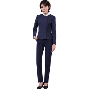 国航空姐制服女职业套装正装美容院前台迎宾工作服客服金店工装